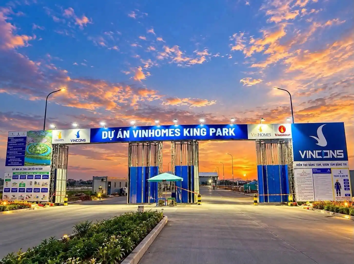 Cổng chào Vinhomes King Park Bắc Ninh