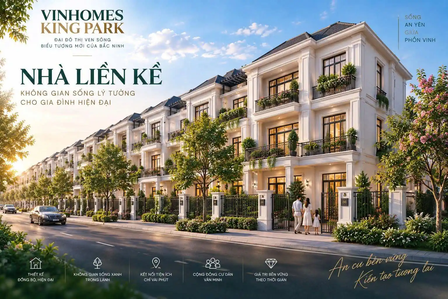 Phối cảnh liền kề Vinhomes King Park
