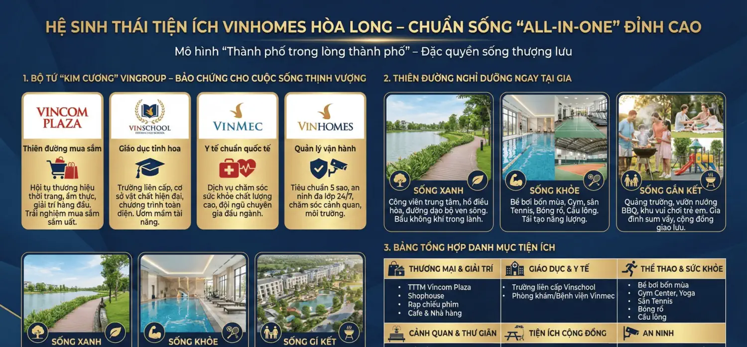 Tiện ích Vinhomes King Park